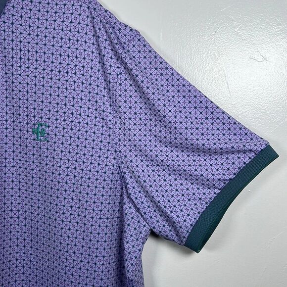 Greyson Golf Polo Shirt Top Purple Sunburst Size XL Embroidered E - Picture 5 of 16